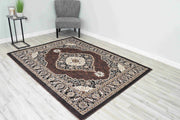 SULTAN Rug DESIGN 3017 Black 2x8 Runner (2'2x7'3")"