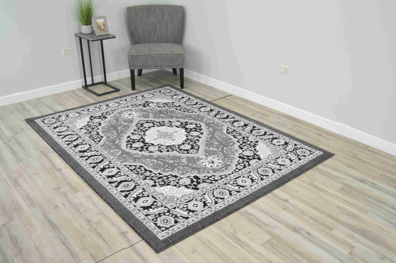 SULTAN Rug DESIGN 3017 Burgundy 2x8 Runner (2'2x7'3")"