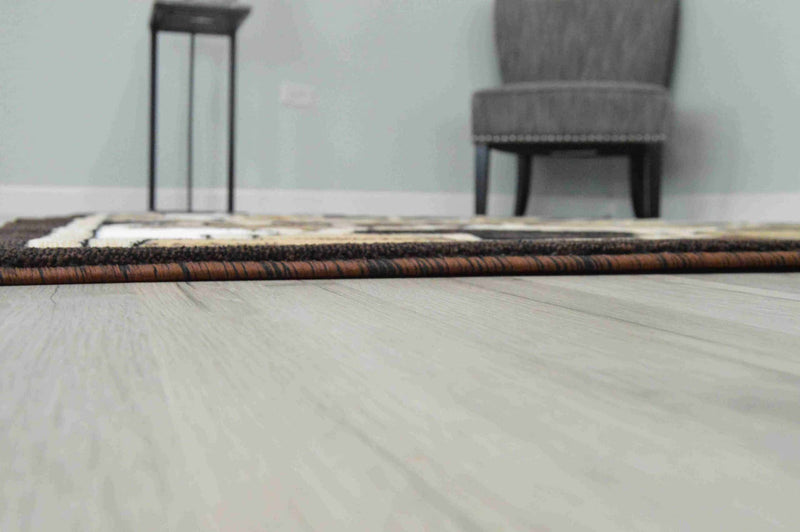 SULTAN Rug DESIGN 3024 Brown 5x8 (5'2x7'5")"