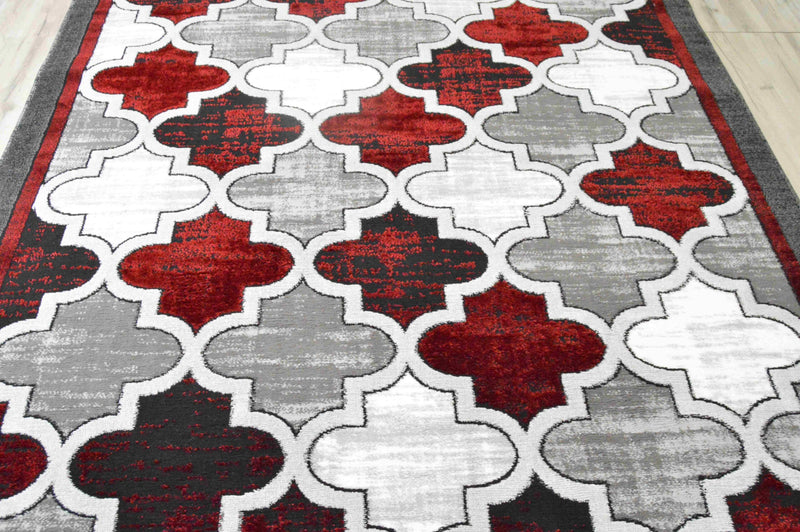 SULTAN Rug DESIGN 3024 Red 2x4 (2'6x3'9")"