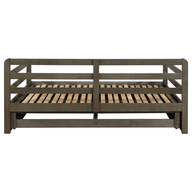 Sorrento 2-drawer Twin XL Daybed with Extension Trundle Grey