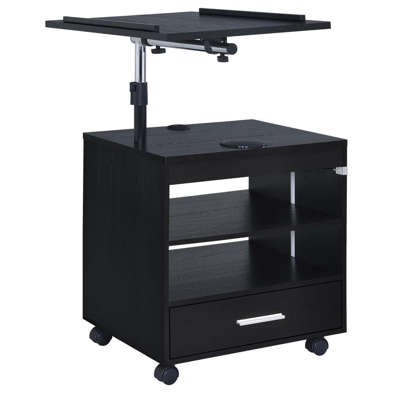 Lerma 1-drawer Adjustable Tray Top Nightstand with Speaker
