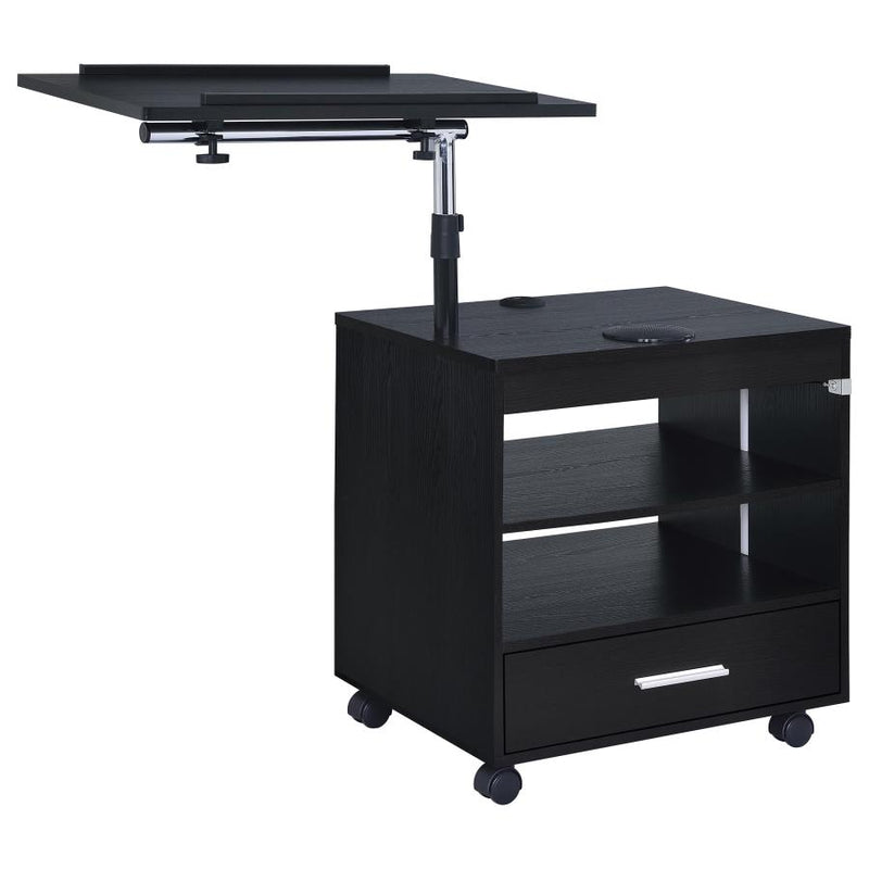 Lerma 1-drawer Adjustable Tray Top Nightstand with Speaker