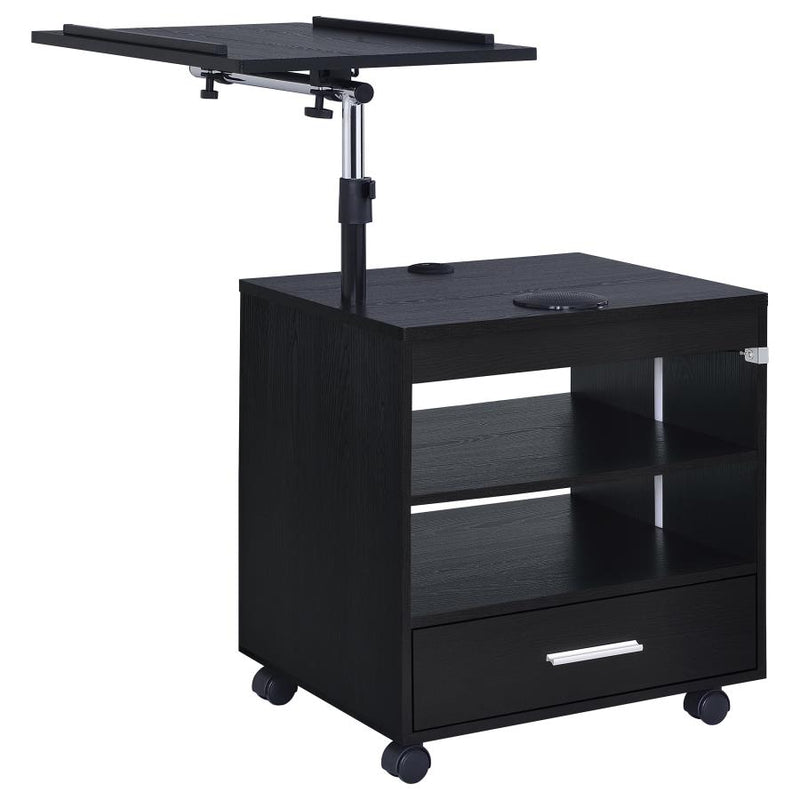 Lerma 1-drawer Adjustable Tray Top Nightstand with Speaker
