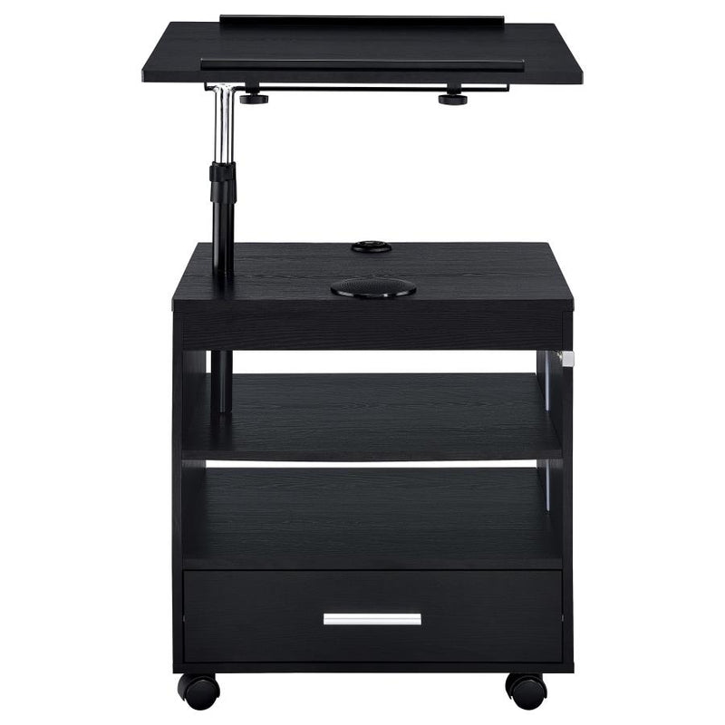 Lerma 1-drawer Adjustable Tray Top Nightstand with Speaker