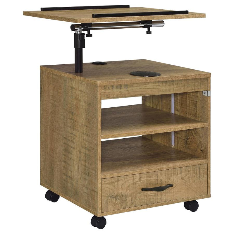 Lerma 1-drawer Adjustable Tray Top Nightstand with Speaker