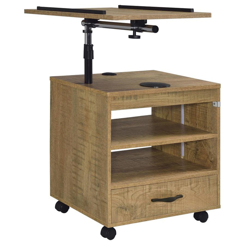 Lerma 1-drawer Adjustable Tray Top Nightstand with Speaker