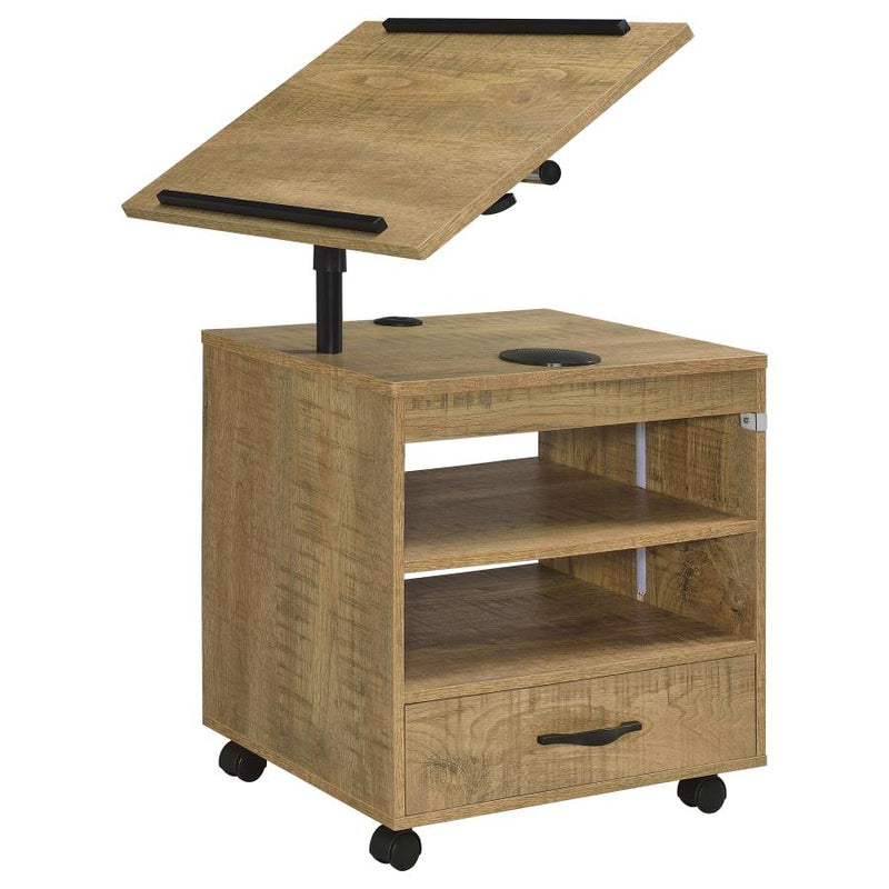 Lerma 1-drawer Adjustable Tray Top Nightstand with Speaker