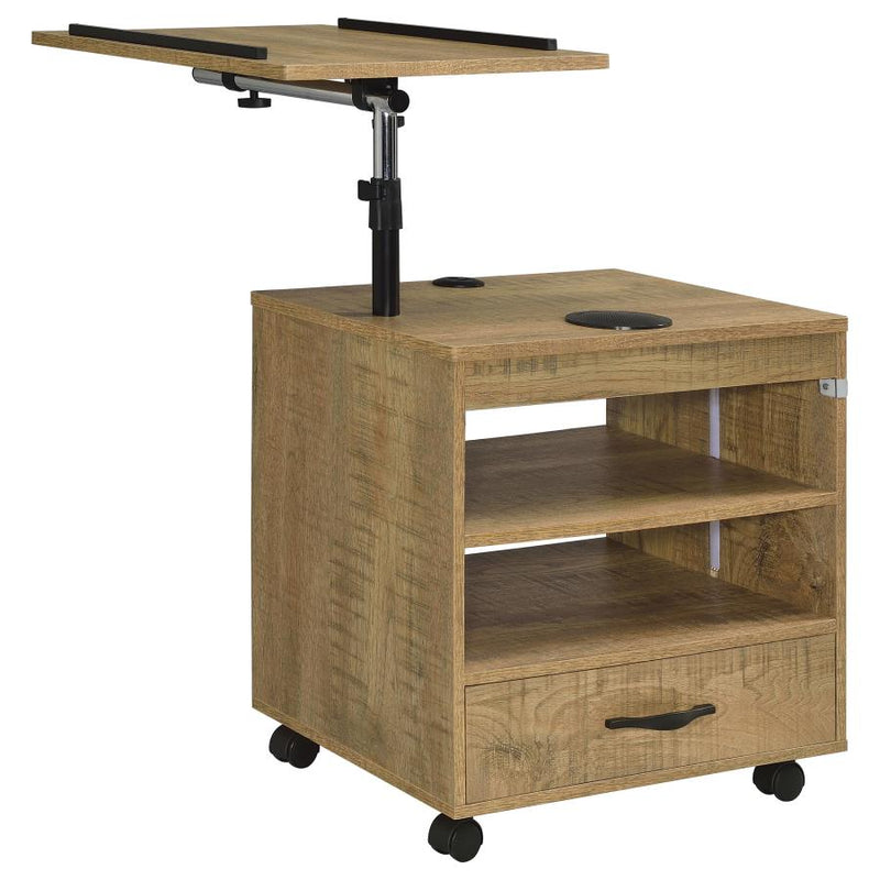 Lerma 1-drawer Adjustable Tray Top Nightstand with Speaker