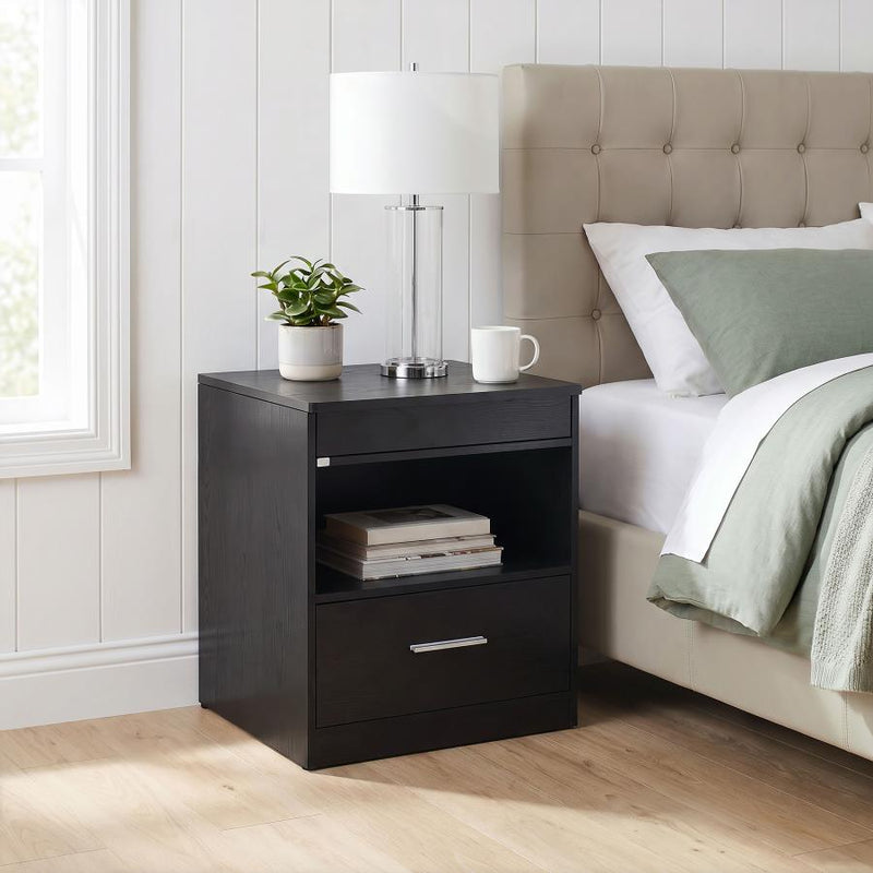 Fabre 1-drawer Extendable Top Nightstand Bedside Table
