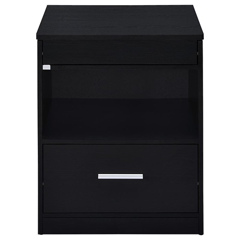 Fabre 1-drawer Extendable Top Nightstand Bedside Table