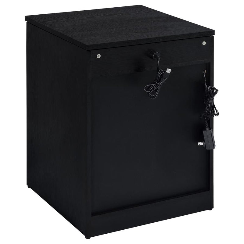 Fabre 1-drawer Extendable Top Nightstand Bedside Table