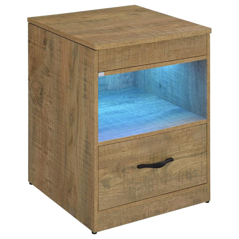 Fabre 1-drawer Extendable Top Nightstand Bedside Table
