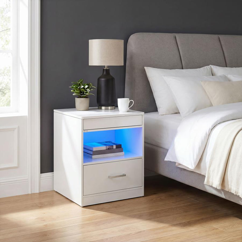 Fabre 1-drawer Extendable Top Nightstand Bedside Table