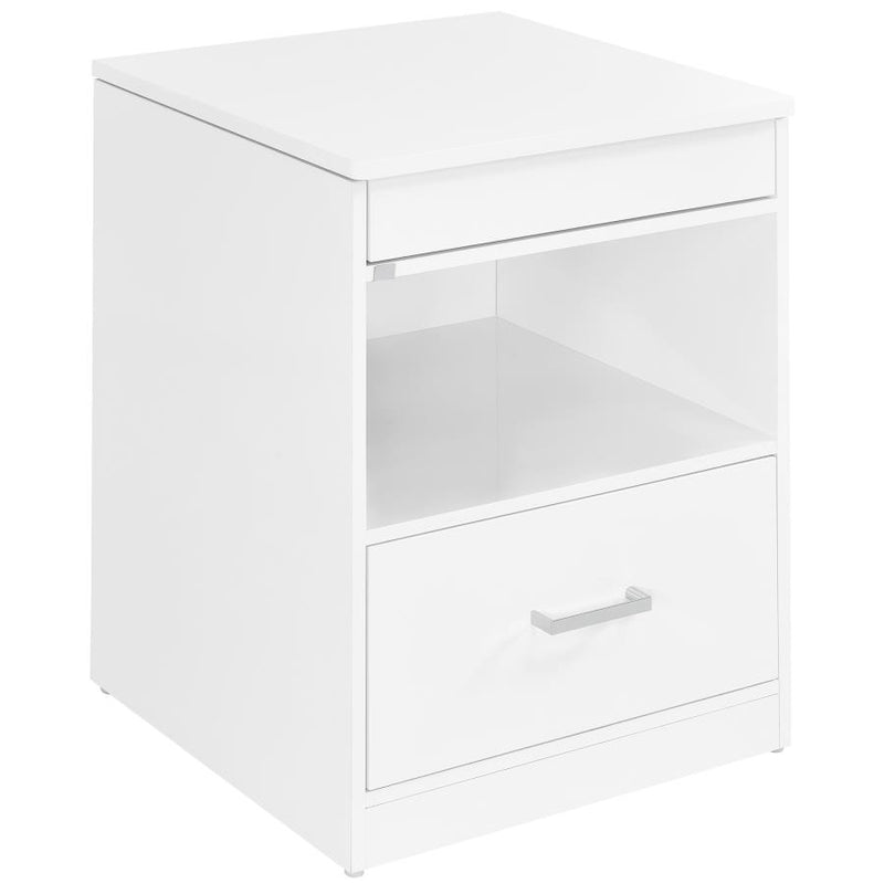 Fabre 1-drawer Extendable Top Nightstand Bedside Table