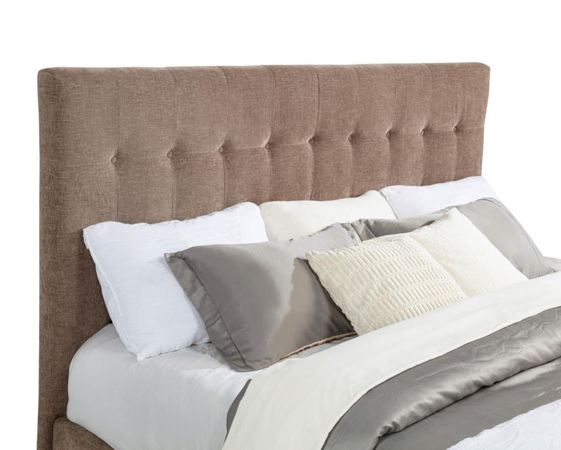 Senna Upholstered Audio Flame Visualizer Bed