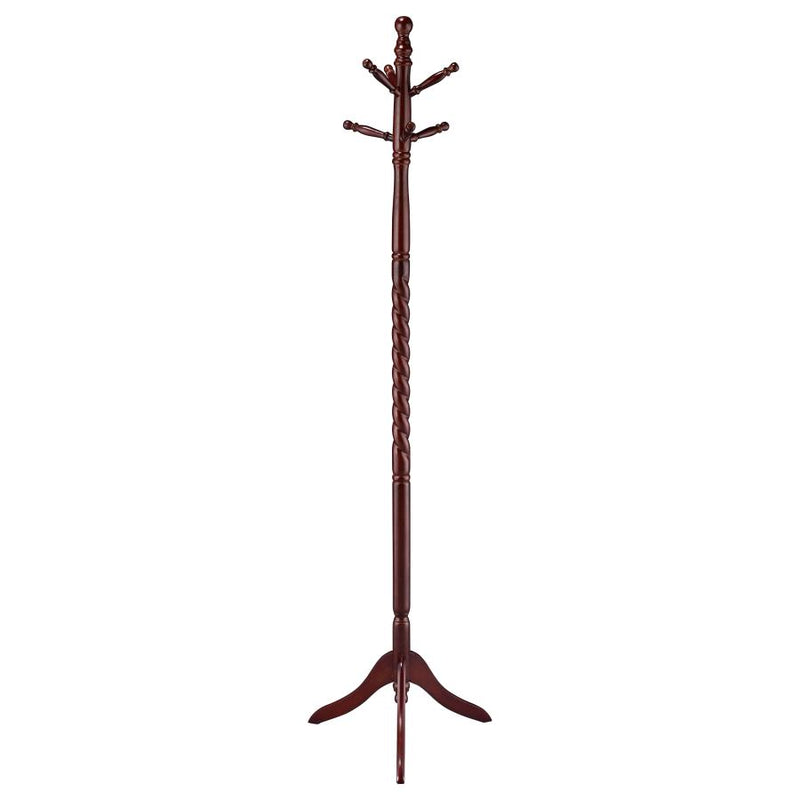 Riona 6 Hook Freestanding Wood Coat Rack Hat Hanger