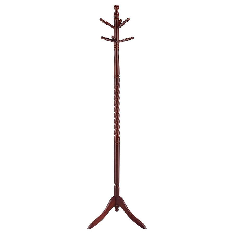 Riona 6 Hook Freestanding Wood Coat Rack Hat Hanger