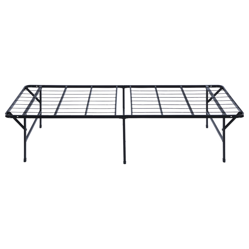 Base de cama tipo plataforma con soporte metálico para colchón Mabel