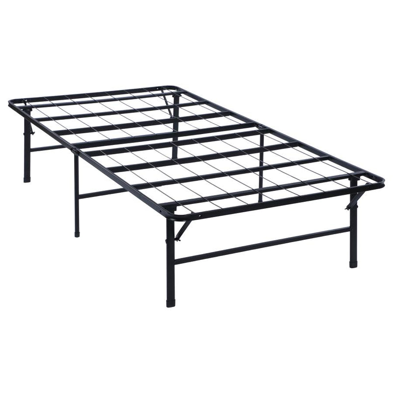 Mabel Metal Full Mattress Support Platform Bed Black