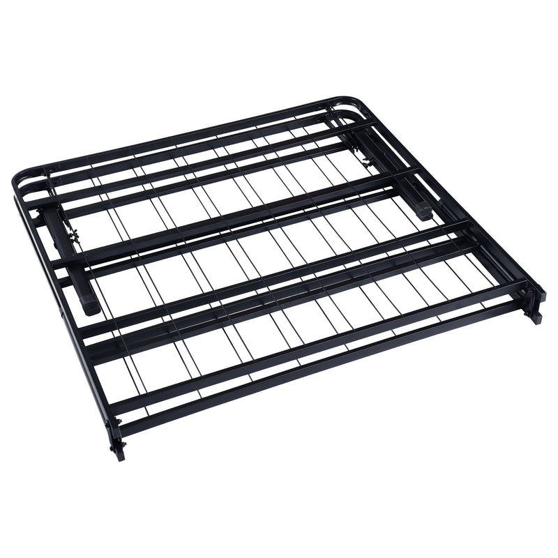 Base de cama tipo plataforma con soporte metálico para colchón Mabel