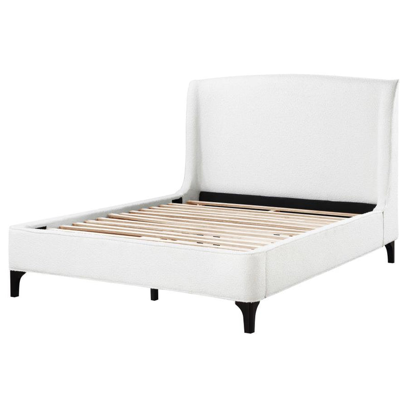 Mosby Upholstered Wingback Bed