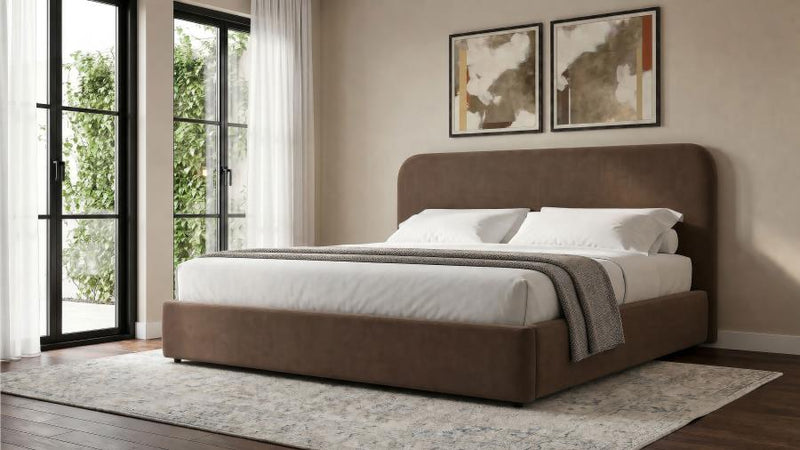 Anders Upholstered Storage Lift Platform Bed