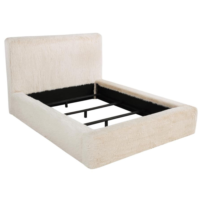 Rebecca Faux Fur Upholstered Bed