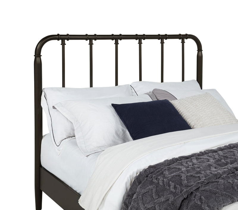 Rocco Tubería de Agua de Madera Maciza Cama con Marco Abierto Bronce Oscuro