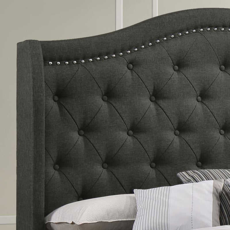 Sonoma Upholstered Wingback Bed