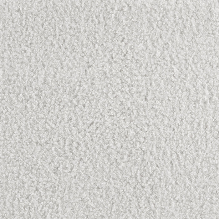 Alamosa Boucle Upholstered  Platform Bed White