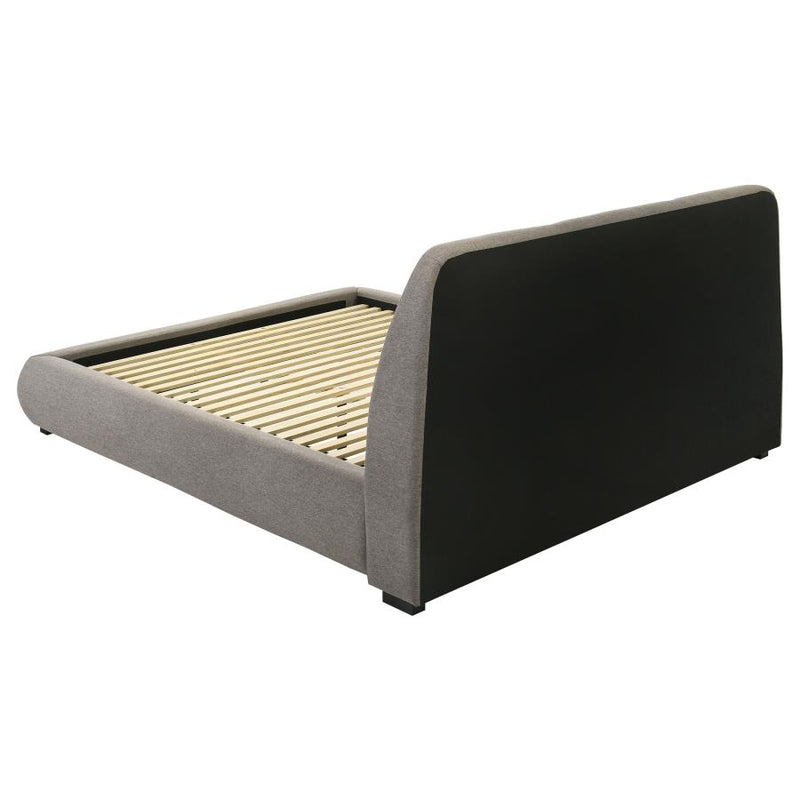 Mokena 46-inch Upholstered Platform Bed