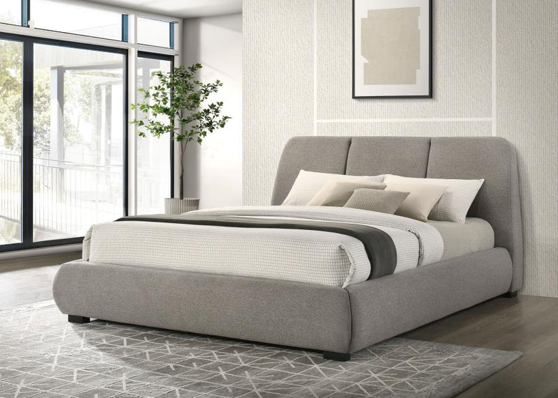 Mokena 46-inch Upholstered Platform Bed