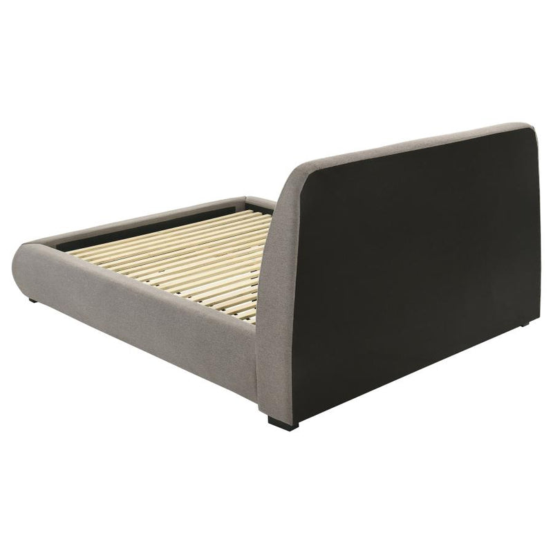 Mokena 46-inch Upholstered Platform Bed