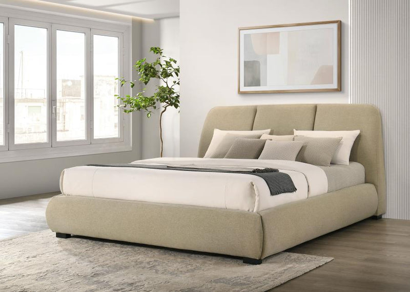 Mokena 46-inch Upholstered Platform Bed