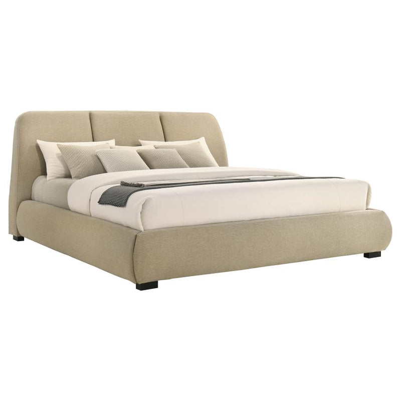 Mokena 46-inch Upholstered Platform Bed