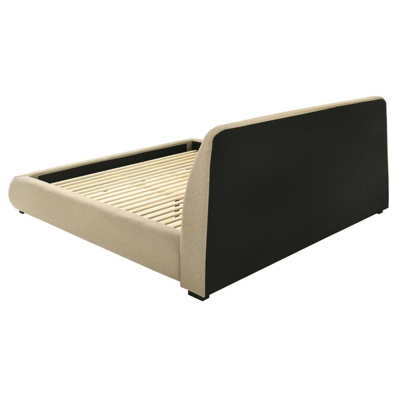Mokena 46-inch Upholstered Platform Bed
