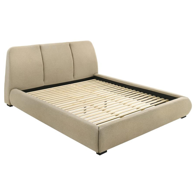 Mokena 46-inch Upholstered Platform Bed