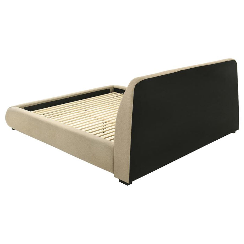 Mokena 46-inch Upholstered Platform Bed