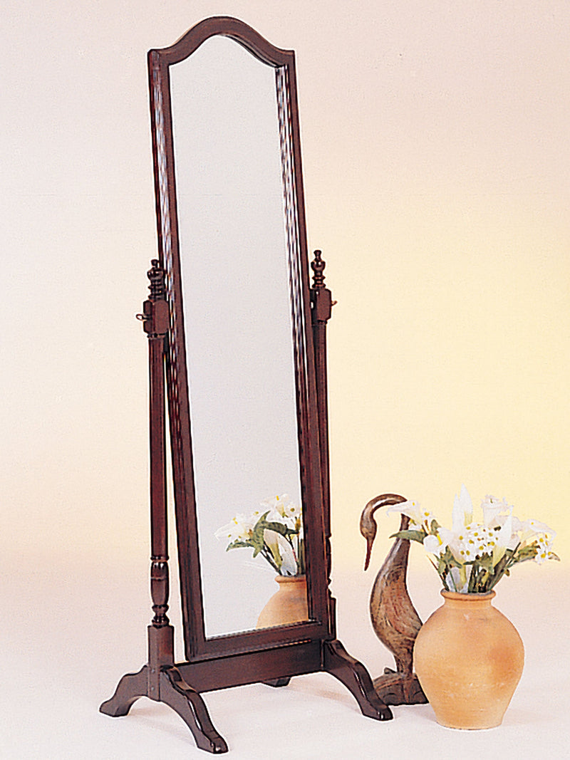 Cabot Espejo de pie ajustable de cuerpo entero de madera