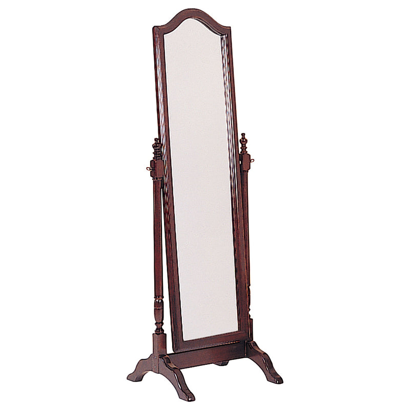 Cabot Espejo de pie ajustable de cuerpo entero de madera
