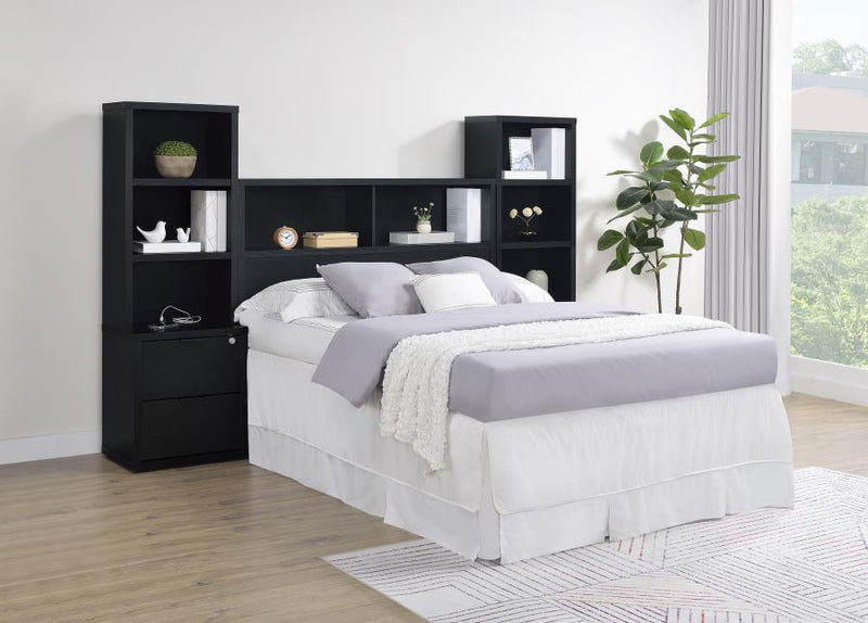 Westpark 3-piece Bedroom Set Bookcase Headboard