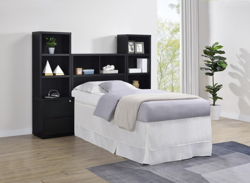 Westpark 3-piece Bedroom Set Bookcase Headboard