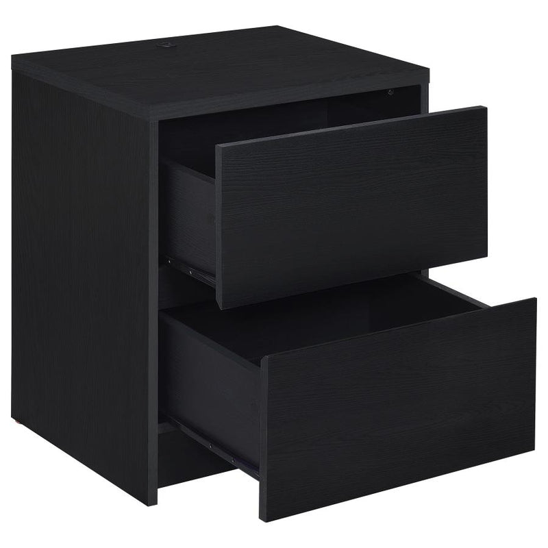 Westpark 2-drawer Nightstand LED Lights and USB