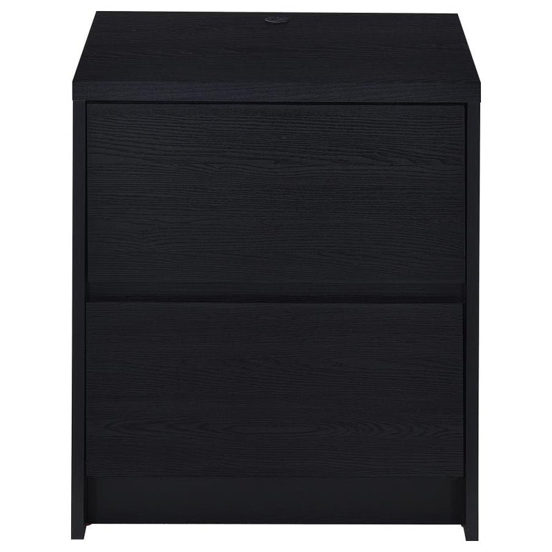 Westpark 2-drawer Nightstand LED Lights and USB
