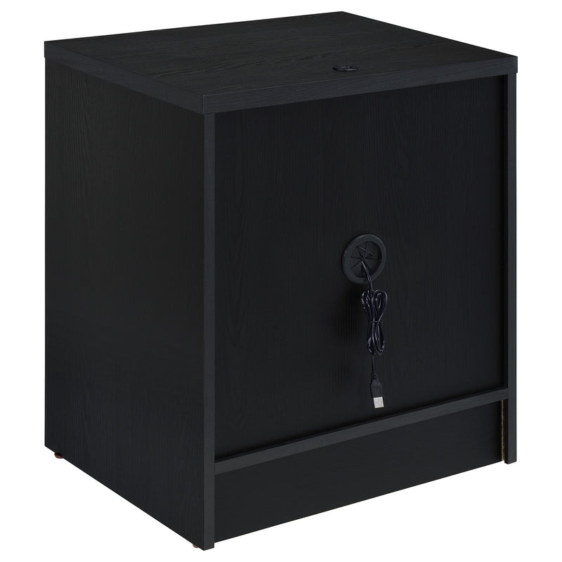 Mesita de noche Westpark de 2 cajones con luces LED y USB
