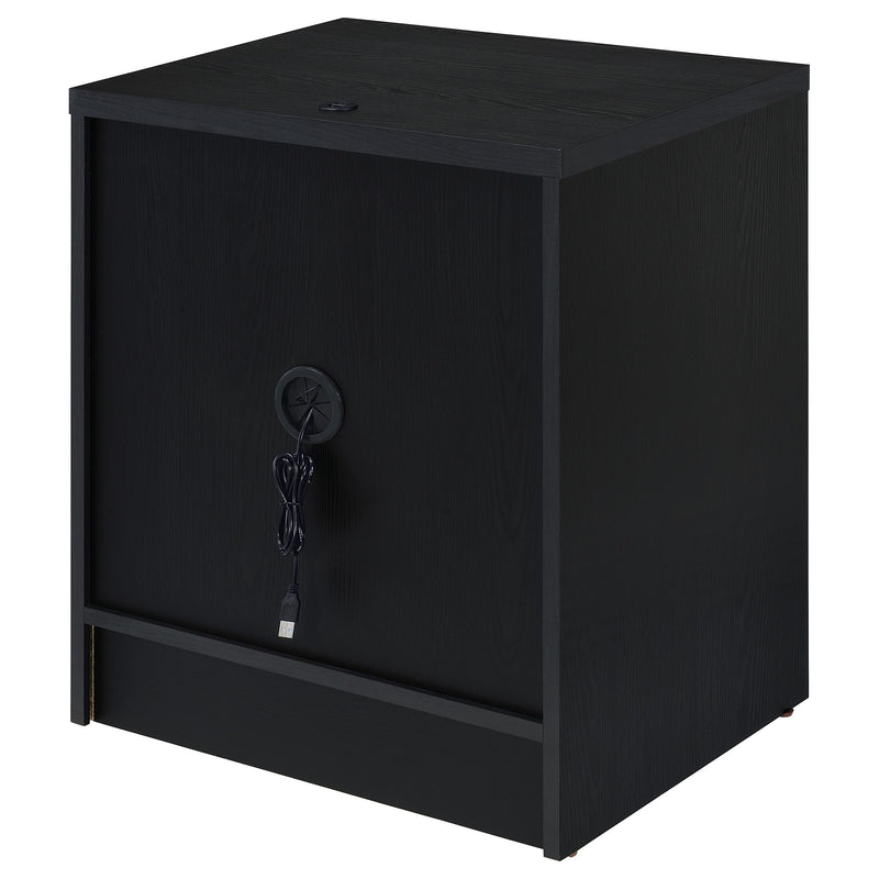 Mesita de noche Westpark de 2 cajones con luces LED y USB