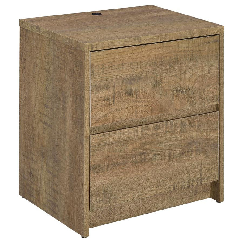 Westpark 2-drawer Nightstand LED Lights and USB