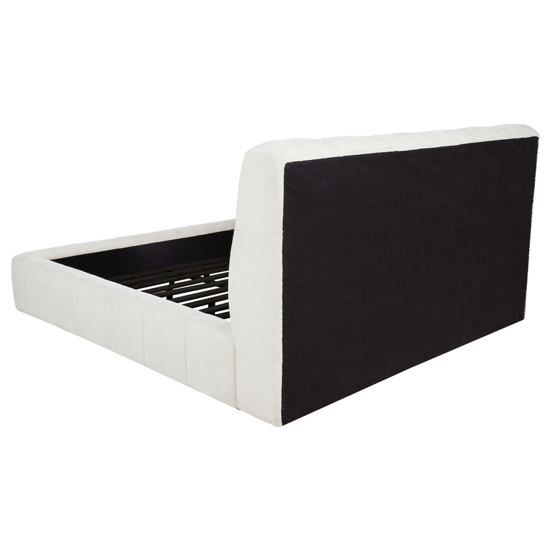 Nollet 48-inch Upholstered Panel Platform Bed