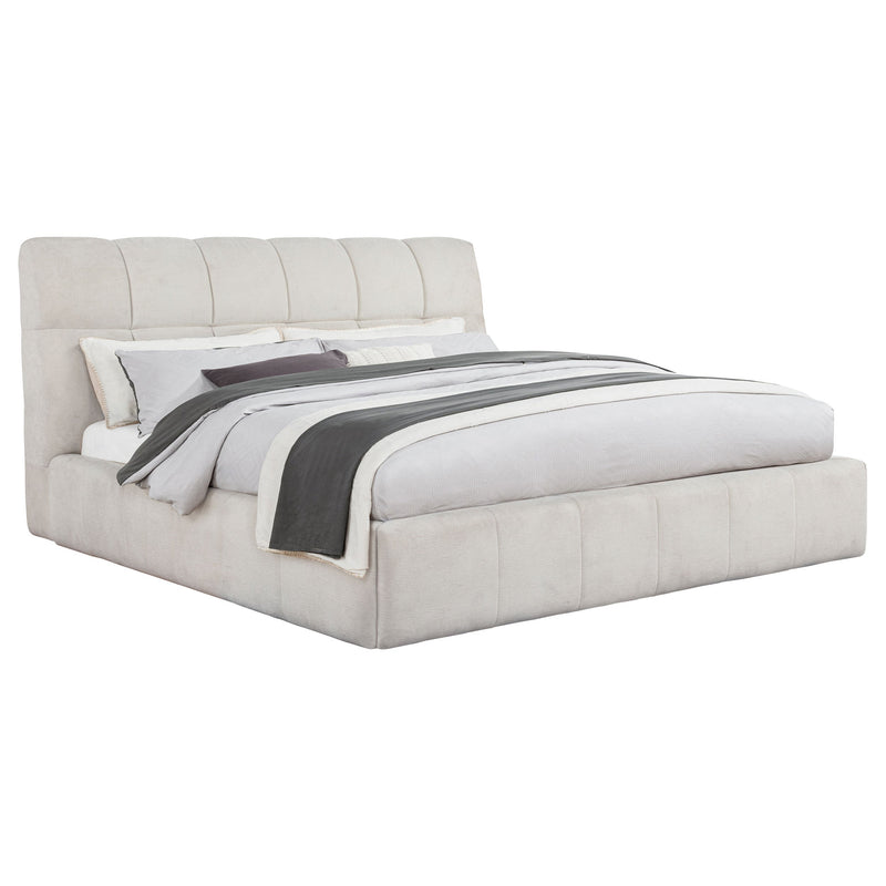Nollet 48-inch Upholstered Panel Platform Bed